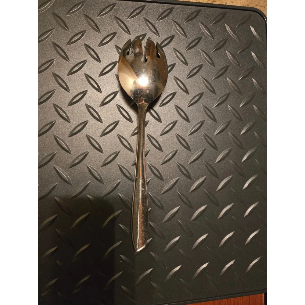 Oneida‎ Northland Stainless Steel Slotted Salad Serving Fork Vintage Silverware